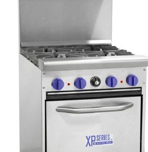 BAKERSPRIDE GAS OVEN WITH 4 BURNER STOVE