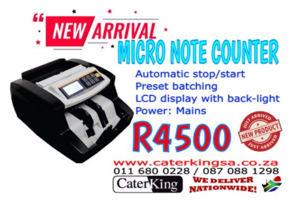 CATERKING MICRO NOTE COUNTER