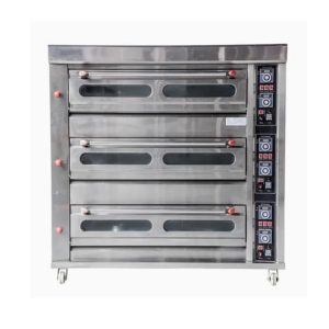 3 DECK 9 TRAY GAS BAKING OVEN