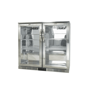 POLARCAB 2 DOOR HINGED BACK BAR COOLER - STAINLESS STEEL