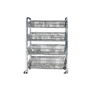BREAD COOLING TROLLEY - 4 TIER