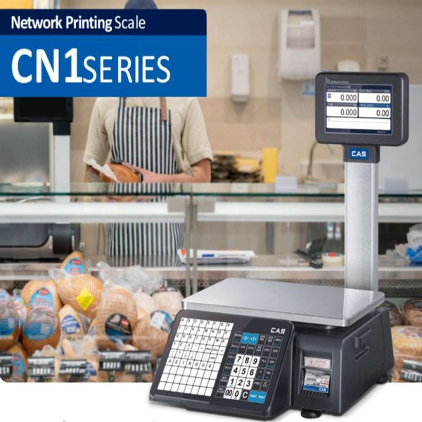 CAS CN1 SERIES LABEL PRINTING SCALE - NO WIFI