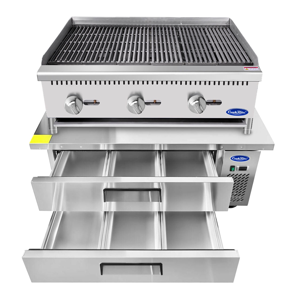 POLARCAB 1800MM CHEF BASE WITH DRAWERS - Image 9