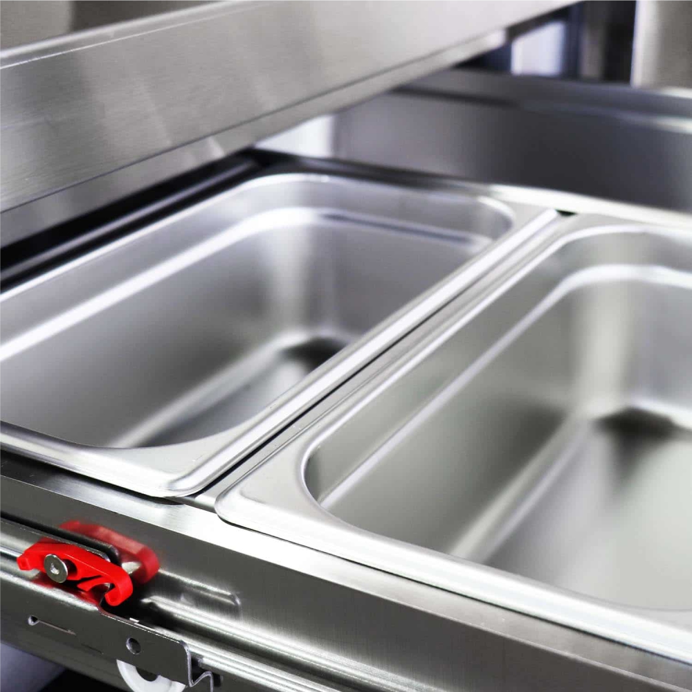 POLARCAB 1800MM CHEF BASE WITH DRAWERS - Image 8