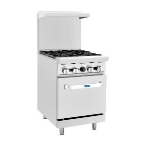 COOKRITE 4 BURNER GAS COOKING RANGE WITH OVEN - OLD DESIGN