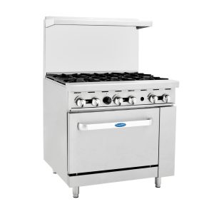 COOKRITE 6 BURNER STOVE WITH GAS OVEN