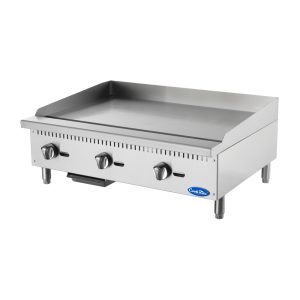 COOKRITE 900MM / 3 BURNER FLAT TOP GRIDDLE - OLD DESIGN