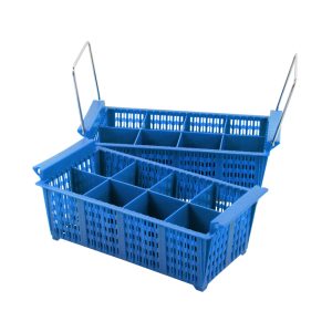 SMARTWASH DISHWASHER BASKET - 8 COMP CUTLERY BASKET