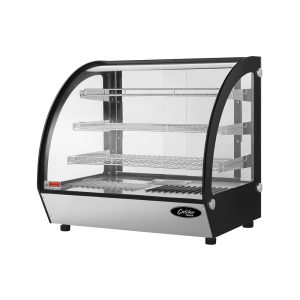 GALILEO 0.7M CURVED GLASS TABLE MODEL HEATED DISPLAY CABINET