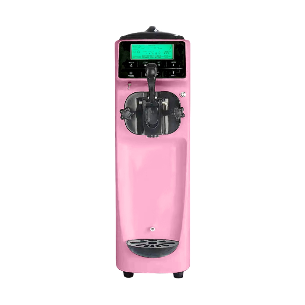 GOSHEN 1 FLAVOUR SOFT SERVE MACHINE WITH AIR PUMP - PINK - Image 2