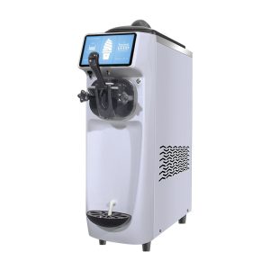GOSHEN 1 FLAVOUR SOFT SERVE MACHINE WITH AIR PUM & REFRIGERATED HOPPER