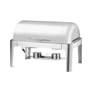 INOXSERV RECTANGULAR CHAFING DISH ROLL TOP