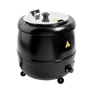 INOXSERV 10LT SOUP KETTLE - BLACK
