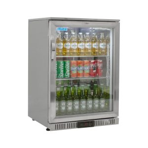POLARCAB SINGLE DOOR UNDERBAR FRIDGE - STAINLESS STEEL