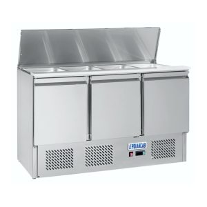 POLARCAB UNDERBAR FRIDGE WITH CUTTING BOARD AND HINGED LID