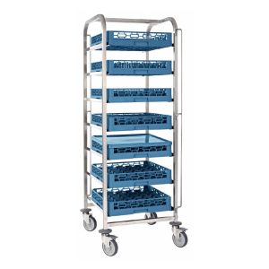 SMARTCHEF 7 TIER DISHWASHER BASKET TROLLEY