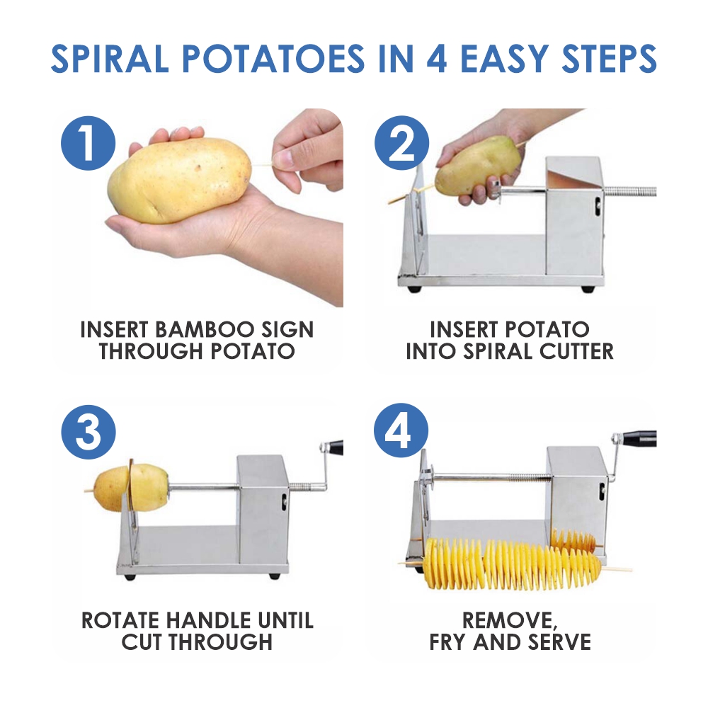 SMARTCHEF SPIRAL POTATO CUTTER / POTATO TWISTER - Image 2