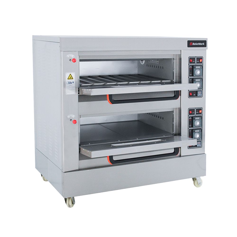 BAKEMARK 2 DECK 4 TRAY GAS OVEN - Image 2