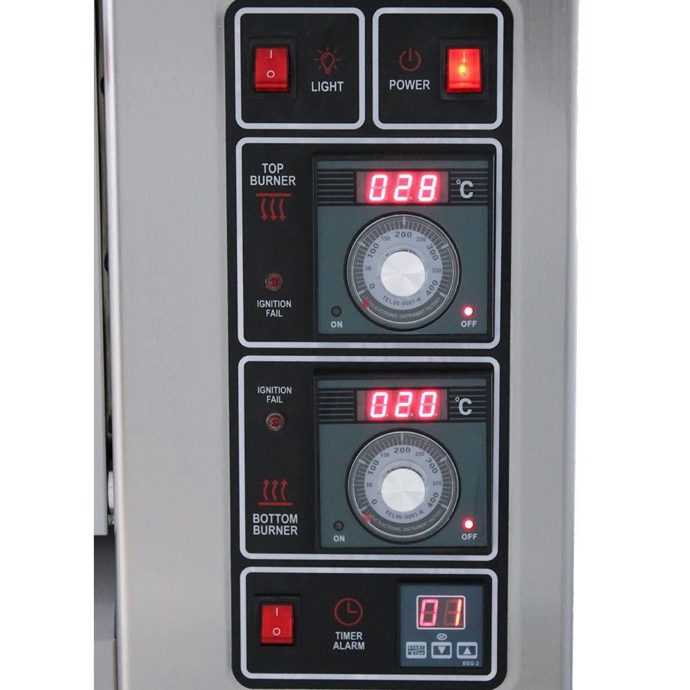 BAKEMARK 1 DECK 3 TRAY GAS OVEN - Image 3