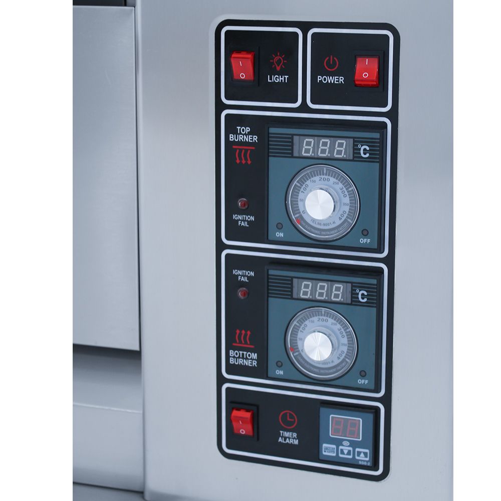 BAKEMARK 1 DECK 2 TRAY GAS OVEN - Image 4