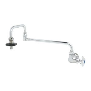 T&S WALL MOUNTED POT FILLER WITH DUBBLE JOINTED SPOUT