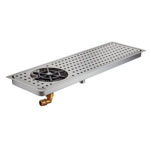 T&S SINGLE 63 X 22CM GLASS / PICHER RINSER