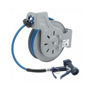 T&S HOSE REEL WITH 15M EPOXY HOSE & GRIGGER GUN - ECONO MODEL