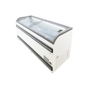 FRIDGESTAR 2.5M CURVED GLASS ISLAND FREEZER - 1113L