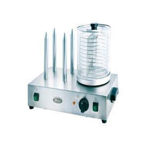 CHEFMATE HOT DOG WARMER WITH 3 OR 4 SPIKES