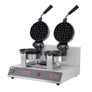 SMARTCHEF DOUBLE ROUND ROTARY WAFFLE BAKER