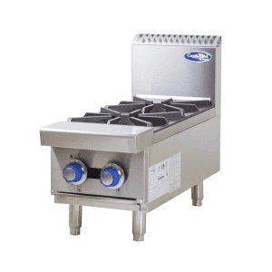 COOKRITE 2 BURNER GAS BOILING TABLE - NEW DESIGN