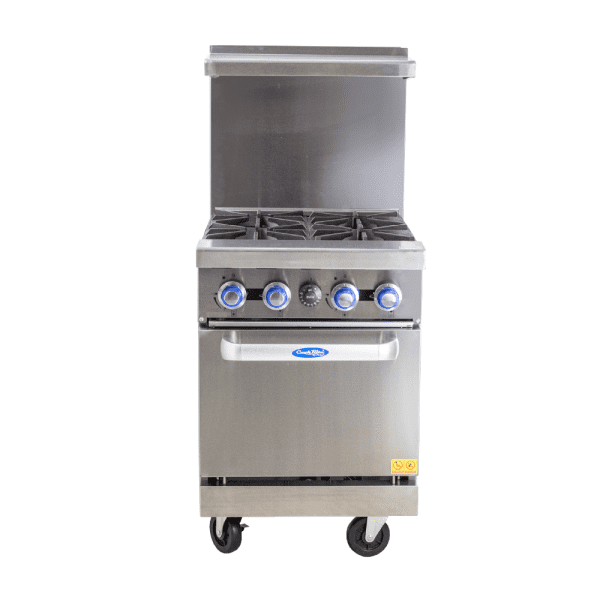 COOKRITE 4 BURNER GAS COOKING RANGE WITH OVEN - NEW DESIGN - Image 2