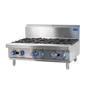 COOKRITE 6 BURNER GAS BOILING TABLE - NEW DESIGN