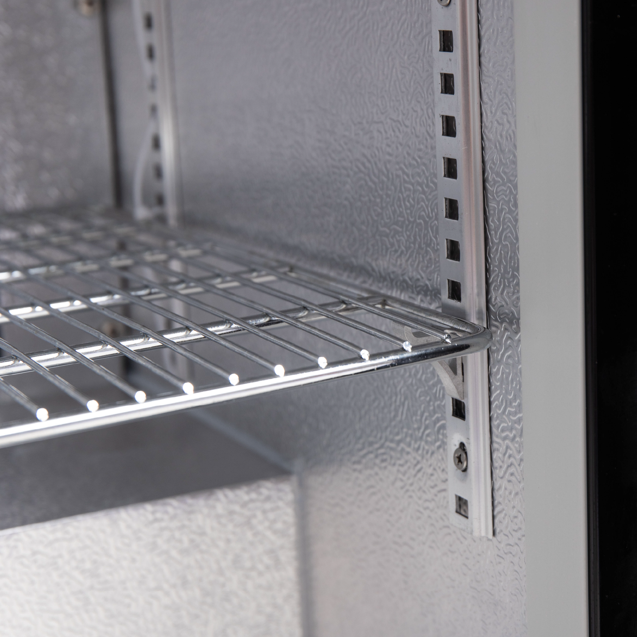 POLARCAB 3 DOOR HINGED UNDERBAR FRIDGE - BLACK - Image 7