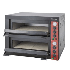 SMARTCHEF DOUBLE DECK PIZZA OVEN - 4 PIZZA PER DECK