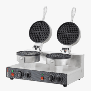 SMARTCHEF DOUBLE ROUND SNACK WAFFLE BAKER