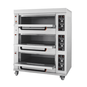 BAKEMARK 3 DECK 6 TRAY OVEN - GAS