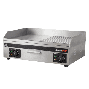 SMARTCHEF HALF FLAT HALF RIBBED GRIDDLE - ELECTRIC