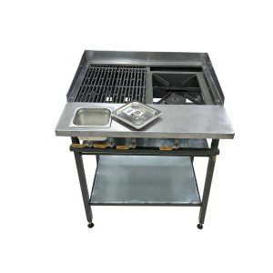 CATERKING 4 BURNER GRILLING & COOKING STATION