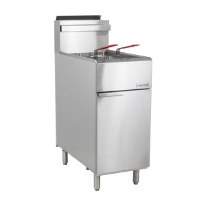 SMARTCHEF 20LT SINGLE TANK FLOOR STANDING GAS FRYER WITH THERMOSTAT
