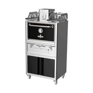 ROASTER PRO 780MM CHARCOAL OVEN - BLACK