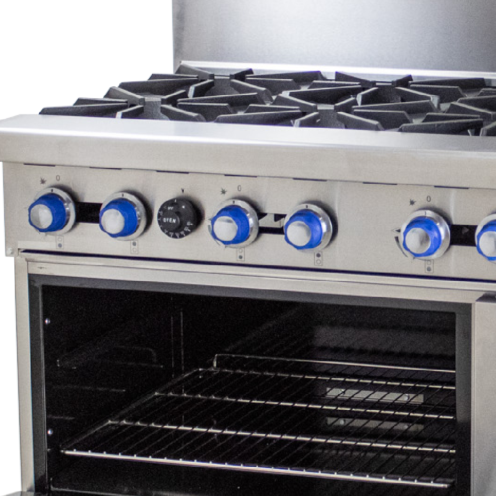 COOKRITE 6 BURNER GAS STOVE WITH OVEN - Image 4
