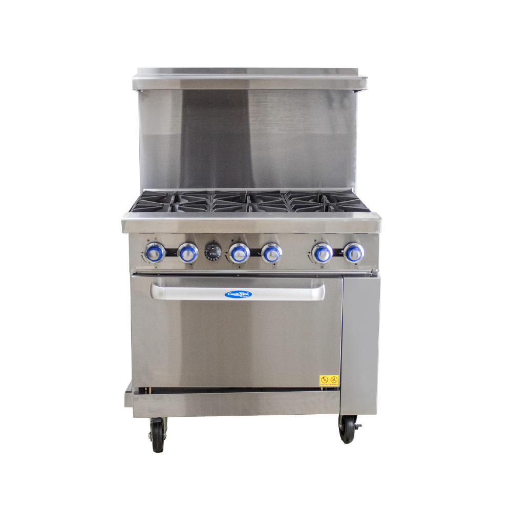 COOKRITE 6 BURNER GAS STOVE WITH OVEN - Image 2