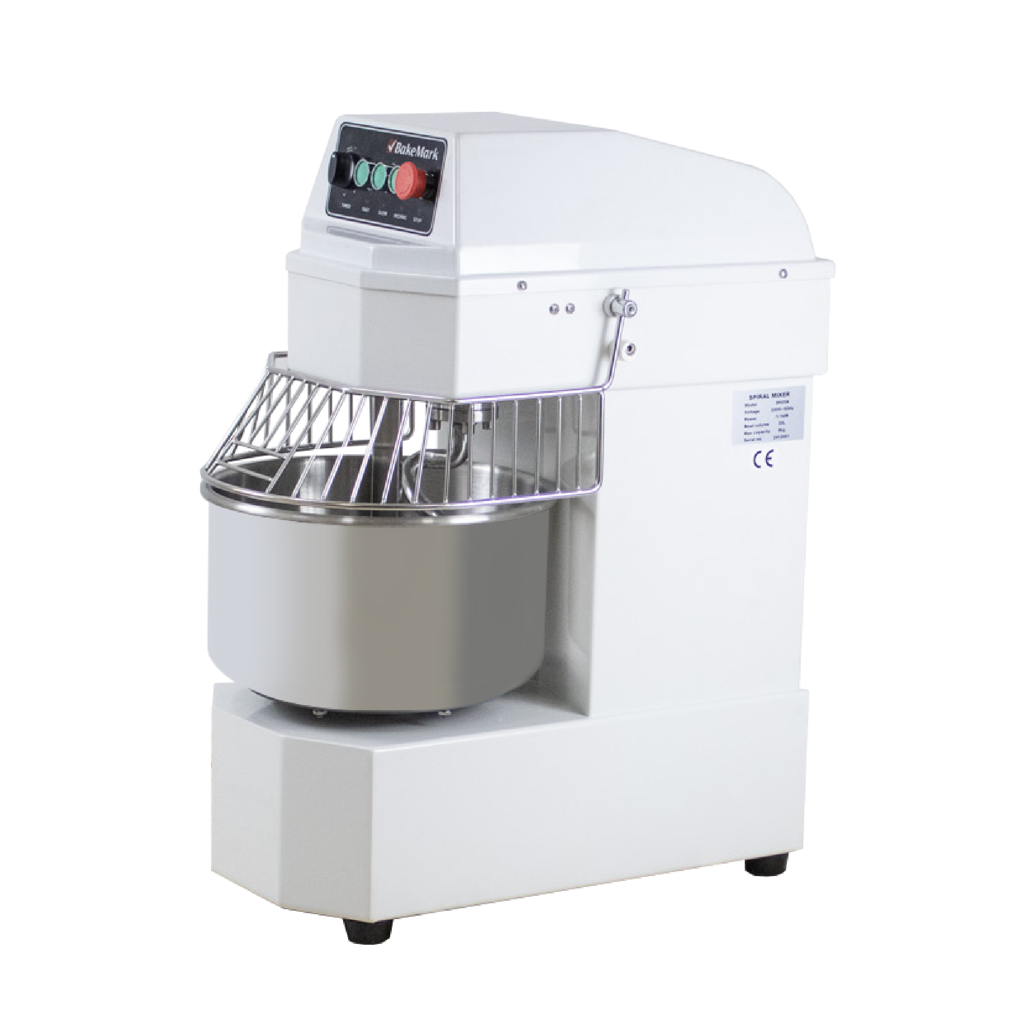 BAKEMARK 50LT DOUGH MIXER WITH LIFT HEAD & REMOVABLE BOWL - 380V (THREE PHASE)