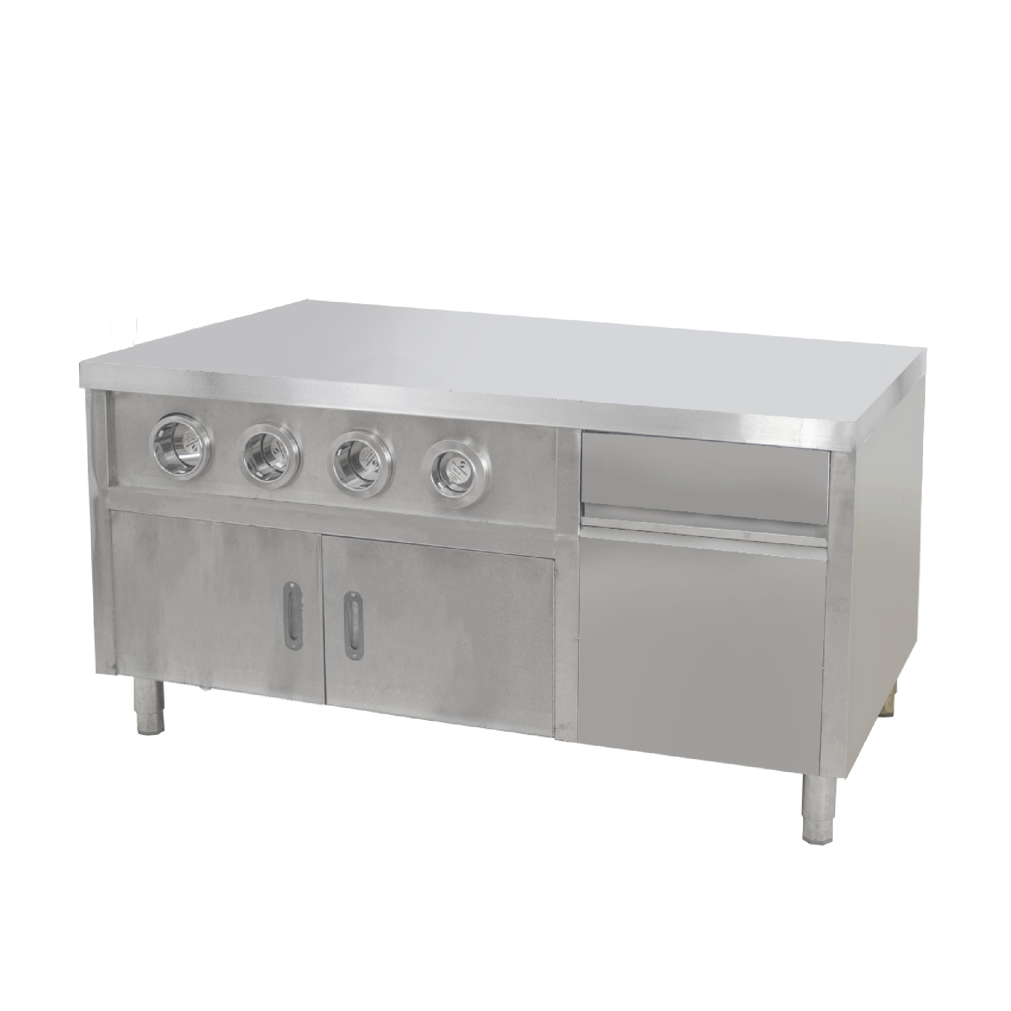 SMARTCHEF 1.5M COUNTER/CABINET WITH CUP DISPENSER AND ICE BIN