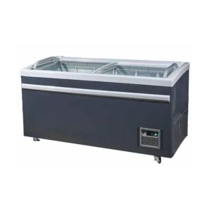 CHILLKING 1.3M GLASS TOP FREEZER